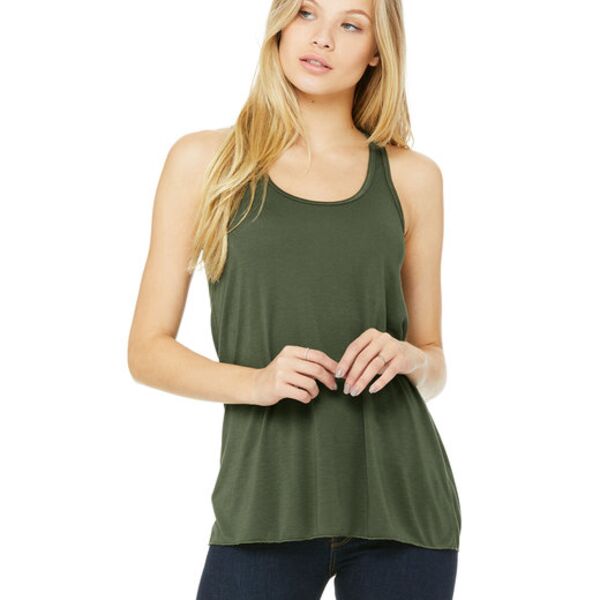 Ladies' Flowy Racerback Tank Thumbnail