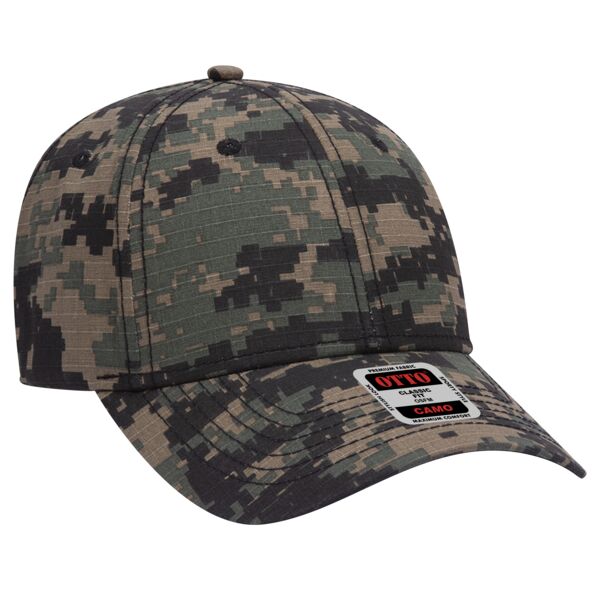 OTTO CAP Camouflage 6 Panel Low Profile Mesh Back Trucker Hat Thumbnail