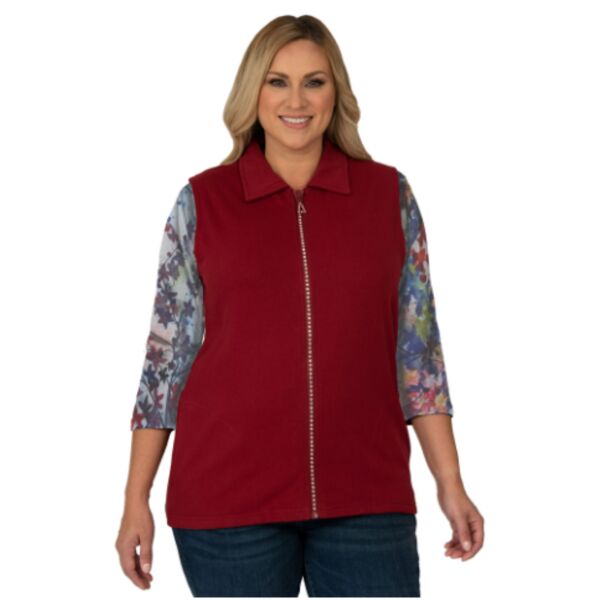 Crystal Zipper Vest Thumbnail