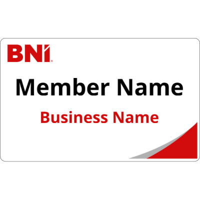 BNI Member Name Badge Thumbnail