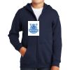 Youth Heavy Blend Full Zip Hooded Sweatshirt Thumbnail