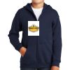 Youth Heavy Blend Full Zip Hooded Sweatshirt Thumbnail