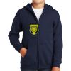 Youth Heavy Blend Full Zip Hooded Sweatshirt Thumbnail