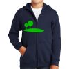 Youth Heavy Blend Full Zip Hooded Sweatshirt Thumbnail