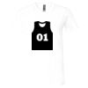 Unisex Jersey Short-Sleeve V-Neck T-Shirt Thumbnail