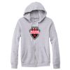 Adult Triblend Full-Zip Fleece Hooded Sweatshirt Thumbnail