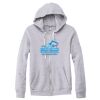 Adult Triblend Full-Zip Fleece Hooded Sweatshirt Thumbnail
