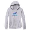 Adult Triblend Full-Zip Fleece Hooded Sweatshirt Thumbnail