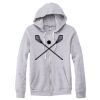 Adult Triblend Full-Zip Fleece Hooded Sweatshirt Thumbnail