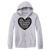 Adult Triblend Full-Zip Fleece Hooded Sweatshirt Thumbnail