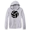 Adult Triblend Full-Zip Fleece Hooded Sweatshirt Thumbnail