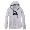 Adult Triblend Full-Zip Fleece Hooded Sweatshirt Thumbnail