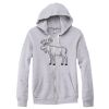 Adult Triblend Full-Zip Fleece Hooded Sweatshirt Thumbnail