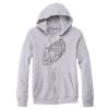 Adult Triblend Full-Zip Fleece Hooded Sweatshirt Thumbnail