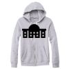 Adult Triblend Full-Zip Fleece Hooded Sweatshirt Thumbnail
