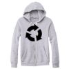 Adult Triblend Full-Zip Fleece Hooded Sweatshirt Thumbnail