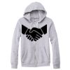 Adult Triblend Full-Zip Fleece Hooded Sweatshirt Thumbnail