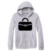 Adult Triblend Full-Zip Fleece Hooded Sweatshirt Thumbnail