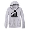Adult Triblend Full-Zip Fleece Hooded Sweatshirt Thumbnail