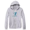 Adult Triblend Full-Zip Fleece Hooded Sweatshirt Thumbnail