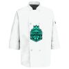 Eight Pearl Button Chef Coat with Thermometer Pocket Thumbnail