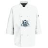 Eight Pearl Button Chef Coat with Thermometer Pocket Thumbnail