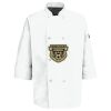 Eight Pearl Button Chef Coat with Thermometer Pocket Thumbnail