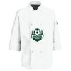 Eight Pearl Button Chef Coat with Thermometer Pocket Thumbnail