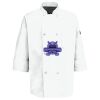 Eight Pearl Button Chef Coat with Thermometer Pocket Thumbnail
