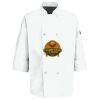 Eight Pearl Button Chef Coat with Thermometer Pocket Thumbnail
