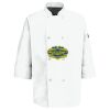 Eight Pearl Button Chef Coat with Thermometer Pocket Thumbnail