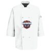 Eight Pearl Button Chef Coat with Thermometer Pocket Thumbnail
