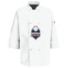 Eight Pearl Button Chef Coat with Thermometer Pocket Thumbnail