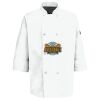 Eight Pearl Button Chef Coat with Thermometer Pocket Thumbnail