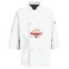 Eight Pearl Button Chef Coat with Thermometer Pocket Thumbnail