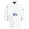 Eight Pearl Button Chef Coat with Thermometer Pocket Thumbnail