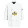 Eight Pearl Button Chef Coat with Thermometer Pocket Thumbnail