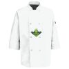 Eight Pearl Button Chef Coat with Thermometer Pocket Thumbnail
