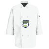 Eight Pearl Button Chef Coat with Thermometer Pocket Thumbnail