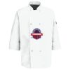 Eight Pearl Button Chef Coat with Thermometer Pocket Thumbnail