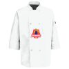 Eight Pearl Button Chef Coat with Thermometer Pocket Thumbnail