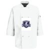 Eight Pearl Button Chef Coat with Thermometer Pocket Thumbnail