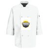 Eight Pearl Button Chef Coat with Thermometer Pocket Thumbnail