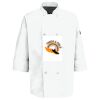 Eight Pearl Button Chef Coat with Thermometer Pocket Thumbnail