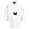 Eight Pearl Button Chef Coat with Thermometer Pocket Thumbnail