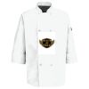 Eight Pearl Button Chef Coat with Thermometer Pocket Thumbnail