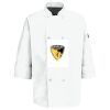 Eight Pearl Button Chef Coat with Thermometer Pocket Thumbnail