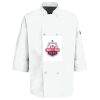 Eight Pearl Button Chef Coat with Thermometer Pocket Thumbnail