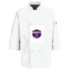 Eight Pearl Button Chef Coat with Thermometer Pocket Thumbnail