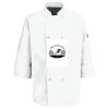 Eight Pearl Button Chef Coat with Thermometer Pocket Thumbnail